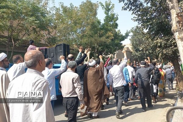 اعلام انزجار از آشوبگران وابسته به استکبار جهانی در شهرستان پاکدشت