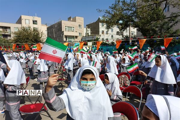 آیین بازگشایی مدارس و آغاز سال تحصیلی ۱۴۰۲-۱۴۰۱ شهرستان قدس