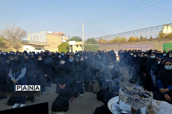 وداع با شهید گمنام در دبیرستان سروش