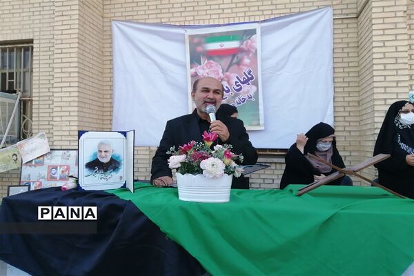 وداع با شهید گمنام در دبیرستان سروش