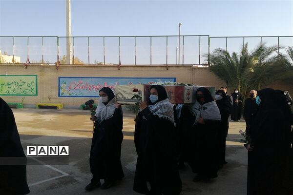 وداع با شهید گمنام در دبیرستان سروش