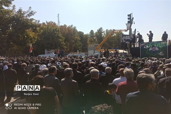 راهپیمایی علیه اقدامات آشوبگرانه