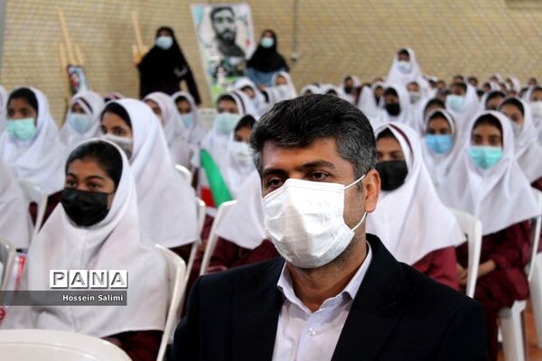 آیین نواختن زنگ بازگشایی مدارس در هرمزگان