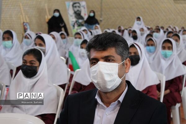 آیین نواختن زنگ بازگشایی مدارس در هرمزگان
