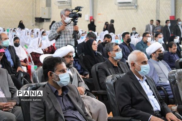آیین نواختن زنگ بازگشایی مدارس در هرمزگان