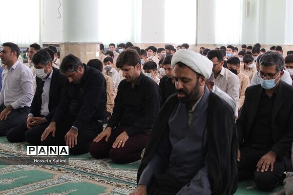 نواختن زنگ نماز در اولین روز بازگشایی مدارس هرمزگان