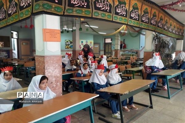 حضور غنچه‌های پایه اولی در دبستان شهید محمدسیفی