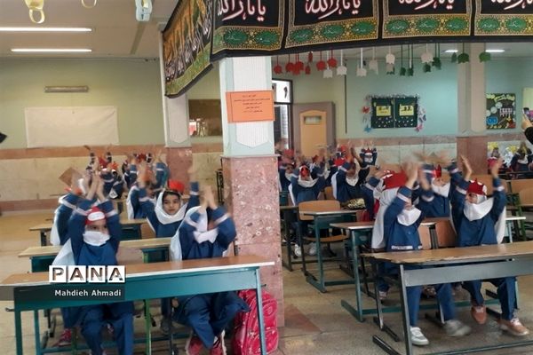 حضور غنچه‌های پایه اولی در دبستان شهید محمدسیفی