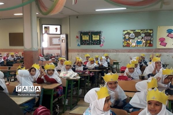 حضور غنچه‌های پایه اولی در دبستان شهید محمدسیفی