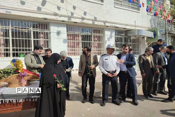 مراسم بازگشایی در دبیرستان شهیده معصومه قزوینی  منطقه ۱۳
