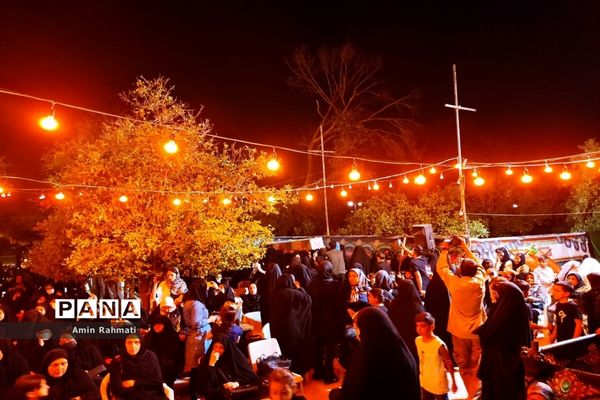 وداع با پیکر شهید دفاع مقدس در بوستان طاووسیه سعدی