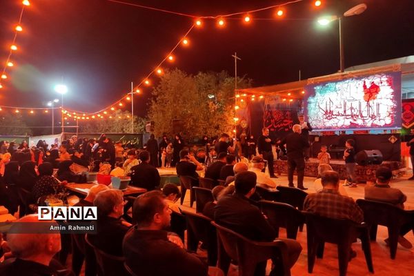 وداع با پیکر شهید دفاع مقدس در بوستان طاووسیه سعدی