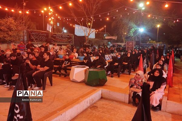 وداع با پیکر شهید دفاع مقدس در بوستان طاووسیه سعدی