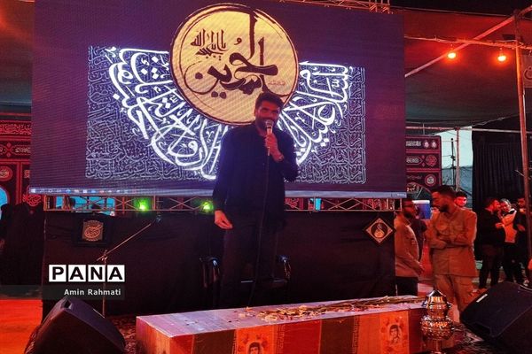 وداع با پیکر شهید دفاع مقدس در بوستان طاووسیه سعدی