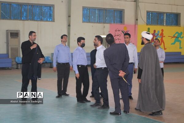 بازدید معاون تربیت‌بدنی و سلامت وزارت آموزش و پرورش از مجتمع  ورزشی زالی بوشهر