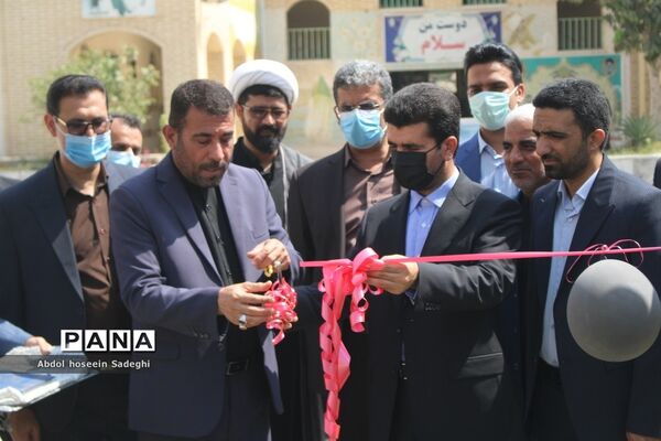 افتتاح زمین چمن دبیرستان دکتر شریعتی  بوشهر