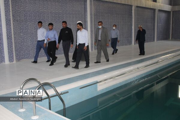 بازدید معاون تربیت‌بدنی و سلامت وزارت آموزش و پرورش از استخر دانش آموزی شهدای فرهنگی   بوشهر