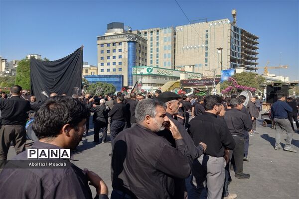 دسته‌های عزاداری مشهد در روز رحلت پیامبر اکرم(ص) و شهادت امام حسن مجتبی(ع)
