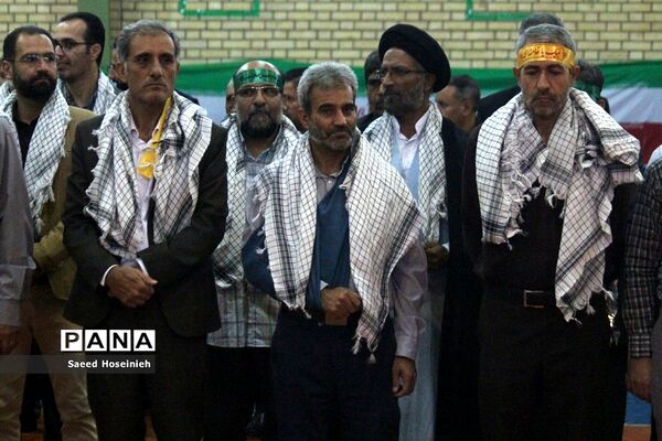 صبحگاه مشترک فرهنگیان بسیجی قم در هفته دفاع مقدس-2