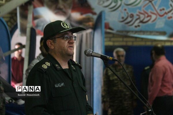 صبحگاه مشترک فرهنگیان بسیجی قم در هفته دفاع مقدس-2