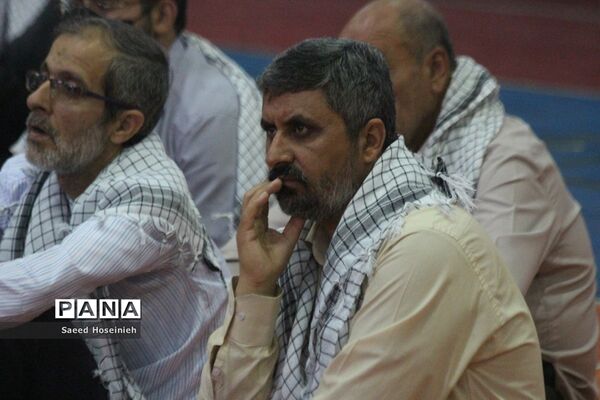 صبحگاه مشترک فرهنگیان بسیجی قم در هفته دفاع مقدس-2