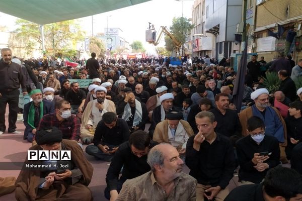 تجمع هیات مذهبی قم در اعتراض به اقدامات شوم هنجارشکنان