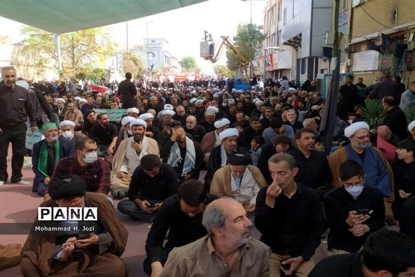 تجمع هیات مذهبی قم در اعتراض به اقدامات شوم هنجارشکنان