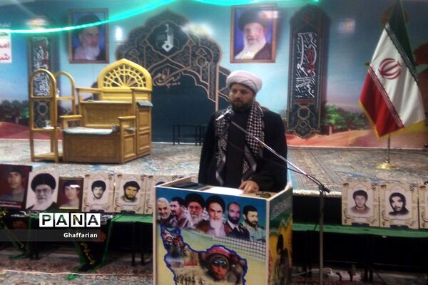 مراسم وداع با پیکر شهید مصطفی براتی