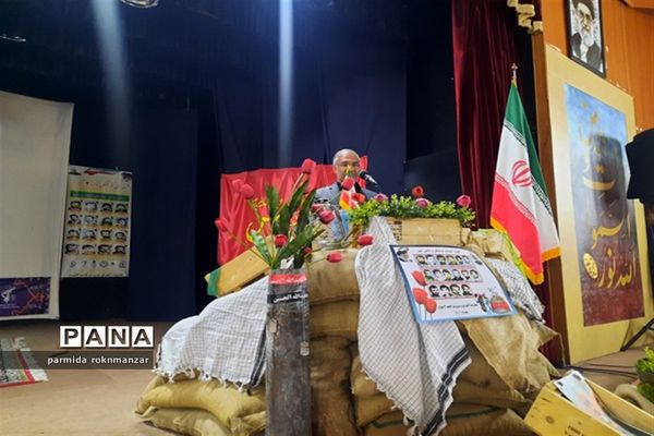 مراسم یادبود شهدای فرهنگی و دانش‌آموز