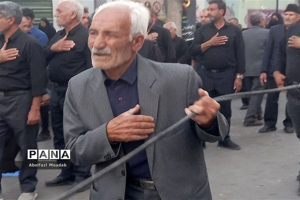 دسته‌های عزاداری مشهد در روز شهادت امام رضا(ع)