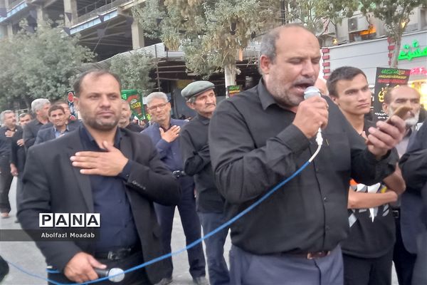 دسته‌های عزاداری مشهد در روز شهادت امام رضا(ع)