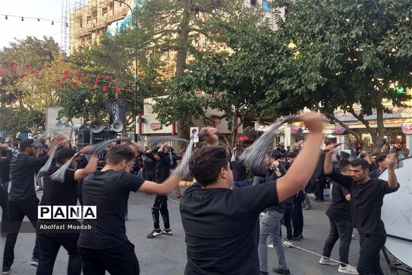 دسته‌های عزاداری مشهد در روز شهادت امام رضا(ع)