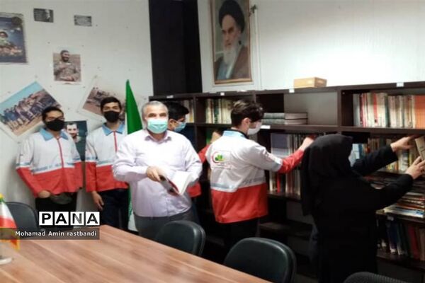 افتتاح کتابخانه دبیرستان فرهنگ عرفان منطقه ۱۳