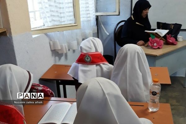 برگزاری طرح ۱۴  ختم قرآن کریم در دبستان حضرت زهرا(س) رودهن