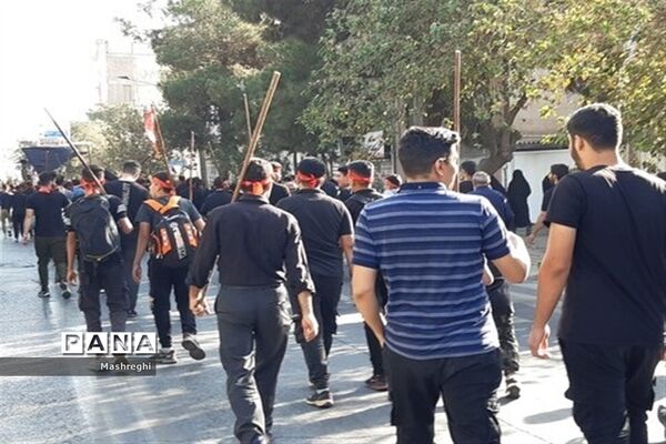 کاروان پیاده وارثان حماسه خونین اردهال رهسپار مشهد اردهال کاشان شد