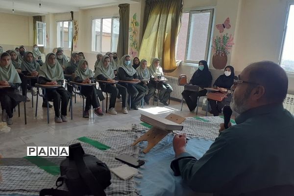 هفته دفاع مقدس در مدرسه امام رضا(ع) رودهن