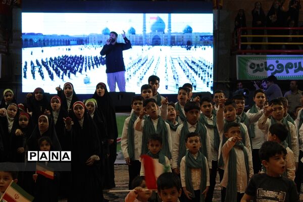 اجتماع بزرگ نسل غیور در پی محکومیت اهانت به مقدسات و اقدامات هنجار شکنانه آشوبگران در برخوار/ اصفهان