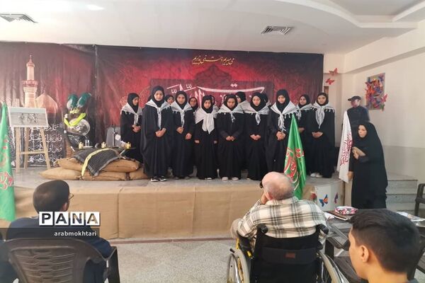 مراسم بزرگداشت هفته دفاع مقدس در هنرستان کاردانش فرزانه جرقویه سفلی