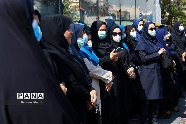 مراسم تشیع شهید گمنام