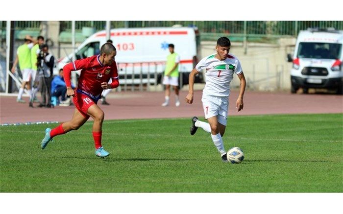 برتری پر گل تیم فوتبال نوجوانان ایران مقابل لائوس