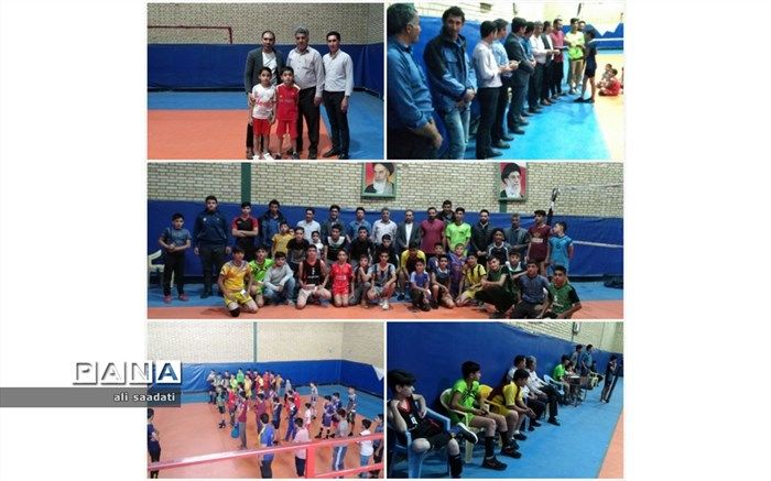 برگزاری مسابقات والیبال دانش‌آموزی در شهرستان کلات