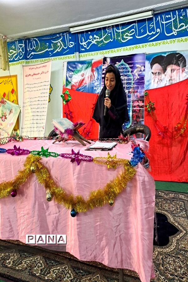 مراسم امامت امام مهدی (عج) در دبیرستان 13 آبان ناحیه یک کرج