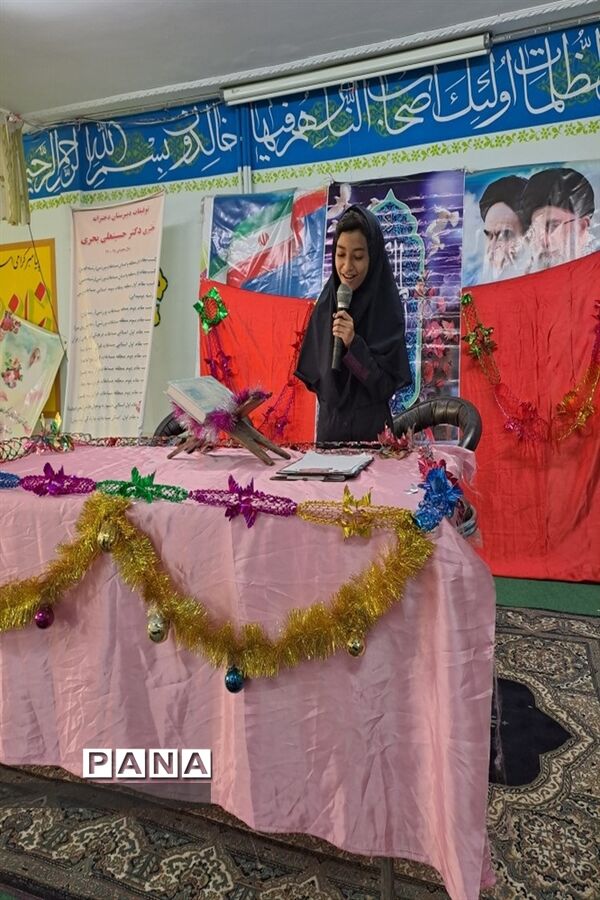 مراسم امامت امام مهدی (عج) در دبیرستان 13 آبان ناحیه یک کرج