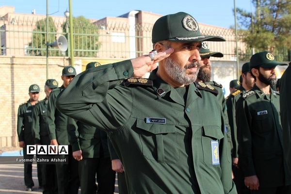 صبحگاه مشترک یگان‌های نمونه نیروهای مسلح استان سمنان