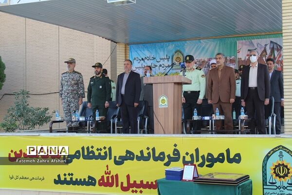 صبحگاه مشترک یگان‌های نمونه نیروهای مسلح استان سمنان