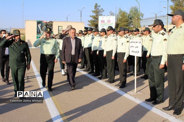 صبحگاه مشترک یگان‌های نمونه نیروهای مسلح استان سمنان
