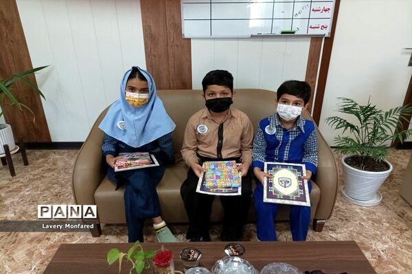 تجلیل از دانش‌آموزان برگزیده مسابقات نقاشی هفته فراجا استان بوشهر