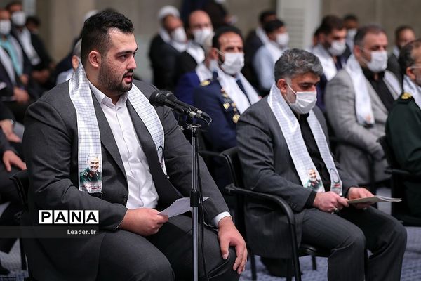 دیدار دست‌اندرکاران دومین کنگره شهدای ورزشکار با رهبر معظم انقلاب