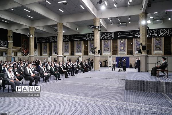 دیدار دست‌اندرکاران دومین کنگره شهدای ورزشکار با رهبر معظم انقلاب