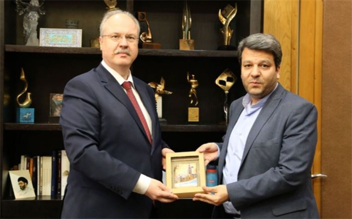 سفیر بلاروس با ‌رئیس سازمان سینمایی دیدار کرد